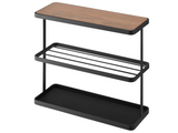 Yamazaki Home End Storage Side Table, One Size, Black, 6707
