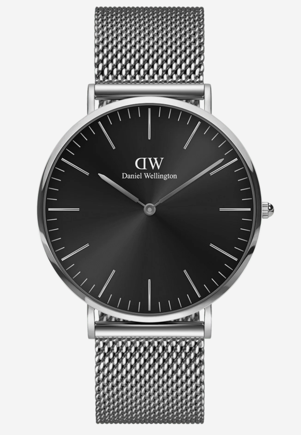 Daniel Wellington DW00100629 Classic Mesh Onyx Watch For Men Main image
