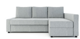 MASTERS OF COVERS Snug Fit Friheten Slipcover for The IKEA Friheten with Chaise Corner Cover, Sofa Bed Cover, Sectional Slipcover Replacement (Light Grey)
