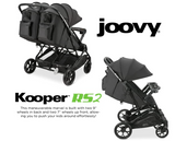 JOOVY Kooper RS2 Double Stroller, Black