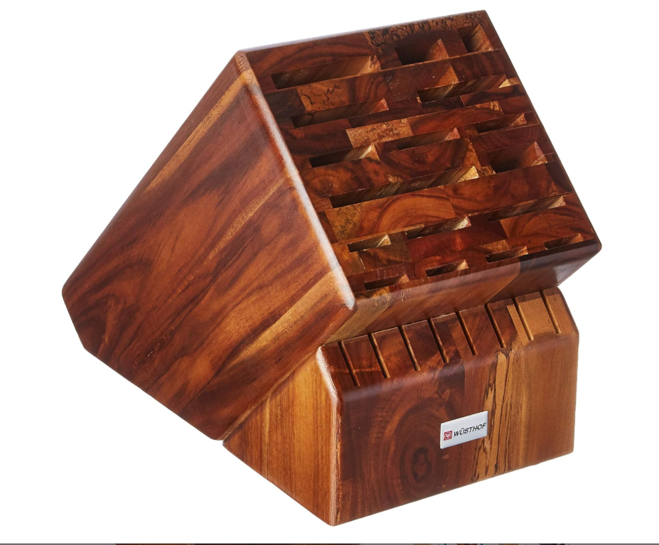 WÃ¼sthof Block Knife Storage, 25-Slot, Acacia
