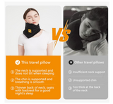FOXSEON Travel Pillow,Turtleneck Support Neck Pillow ,Airplanes Car or Office nap Pillow, Easy to Clean and Carry, with Luxury Storage Bag
