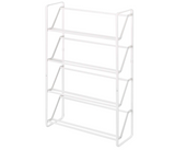 YAMAZAKI home 2391 Slim Shoe Rack, White