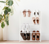 YAMAZAKI home 2391 Slim Shoe Rack, White