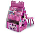 Delta Children Kids Easel and Play Station – Ideal for Arts & Crafts, Drawing, Homeschooling and More - Greenguard Gold Certified, Disney Minnie Mouse
