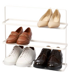 YAMAZAKI home 2480 Tower Shoe Rack, Wide, White