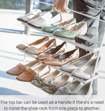 YAMAZAKI home 2480 Tower Shoe Rack, Wide, White