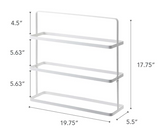 YAMAZAKI home 2480 Tower Shoe Rack, Wide, White