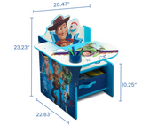Delta Children Chair Desk with Storage Bin - Ideal for Arts & Crafts, Snack Time, Homeschooling, Homework & More - Greenguard Gold Certified, Disney Toy Story 4