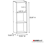 ClosetMaid 1024 Cubeicals Organizer, 3-Cube, White