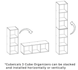 ClosetMaid 1024 Cubeicals Organizer, 3-Cube, White