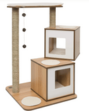 Vesper Cat Tree, Double, Walnut, 52048