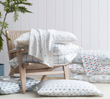 Nautica - Twin Sheets, Cotton Percale Bedding Set, Coastal Home Decor, Dorm Room Essentials (Whitewood Sail Blue, Twin)