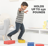 Bankers Box at Play Cardboard Building Blocks, 20 Pack, Large and Medium Montessori Toy Blocks for Kids and Families