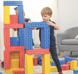 Bankers Box at Play Cardboard Building Blocks, 20 Pack, Large and Medium Montessori Toy Blocks for Kids and Families