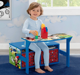 Delta Children Kids Convertible Activity Bench - Greenguard Gold Certified, Disney Mickey Mouse