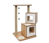 Vesper Cat Tree, Double, Walnut, 52048