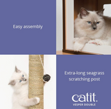 Vesper Cat Tree, Double, Walnut, 52048