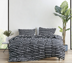 Marimekko - Queen Duvet Cover Set, Cotton Bedding with Matching Shams & Button Closure, All Season Home Decor (Rasymatto Black, Queen)