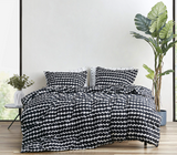 Marimekko - Queen Duvet Cover Set, Cotton Bedding with Matching Shams & Button Closure, All Season Home Decor (Rasymatto Black, Queen)