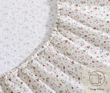 Laura Ashley Home - King Sheets, Soft Sateen Cotton Bedding Set - Sleek, Smooth, & Breathable Home Decor, Evie Coral/Pink
