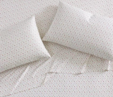 Laura Ashley Home - King Sheets, Soft Sateen Cotton Bedding Set - Sleek, Smooth, & Breathable Home Decor, Evie Coral/Pink
