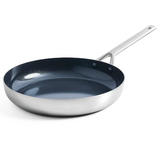 Blue Diamond Infused Ceramic Nonstick Frying Pan, Silver, 8