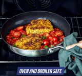 Blue Diamond Infused Ceramic Nonstick Frying Pan, Silver, 8", CC003685-001