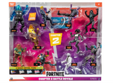 Fortnite Chapter 2 Battle Royale - Ten 4-inch Articulated Figures in Dynamic Packaging with Codes for Bonus Virtual Items