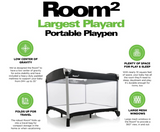 Joovy New Room2 Portable Playard, Black