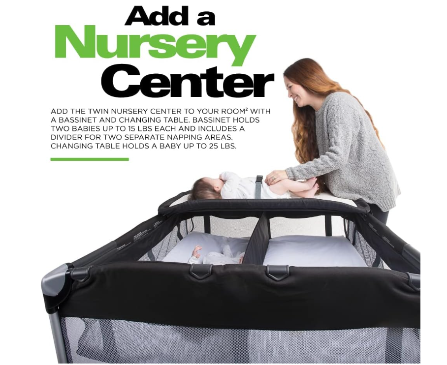 Joovy New Room2 Portable Playard, Black