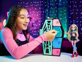 Monster High Doll and Fashion Set, Lagoona Blue with Dress-Up Locker and 19+ Surprises, Skulltimate Secrets