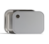 Hydro Flask Stainless Steel Reusable Food Platter Outdoor Kitchen Cut and Serve Platter Baltic - Dishwasher Safe, BPA-Free, Non-Toxic