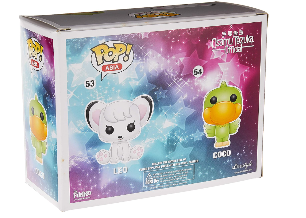 Funko FU1139 POP! Asia Tezuka Flocked Leo & Coco Vinyl Play Figures (Set of 2)