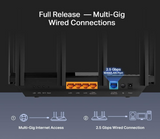TP-Link Archer AX72 Pro Router - Gigabit WiFi 6, Dual-Band, 1x 2.5g WAN/LAN, 3x Gigabit LAN, 6 Antennas, HomeShield, for Home, Gaming, Business minisq