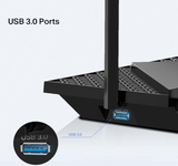 TP-Link Archer AX72 Pro Router - Gigabit WiFi 6, Dual-Band, 1x 2.5g WAN/LAN, 3x Gigabit LAN, 6 Antennas, HomeShield, for Home, Gaming, Business minisq
