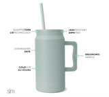 TUMBLER-50OZ/HANDLE/STRAW/SEA GRASS SAGE SIMPLE MODERN 4587/TREK COLLECTION