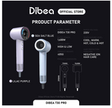 HAIR DRYER-HIGH SPEED/BLUE DIBEA 526/T30 PRO