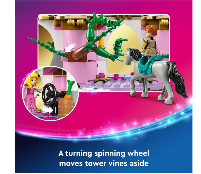 LEGO Disney Princess Maleficent’s Dragon Form Buildable Toy for Sleeping Beauty Fans 43240 (583 Pieces)