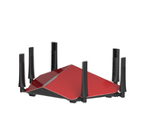 D-link Wireless AC3200 Tri Band Gigabit Cloud Router, Red