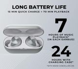 Technics EAH-AZ60M2ES (Silver) Hi-Fi True Wireless Earbuds II with Noise Cancelling