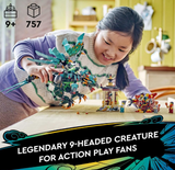 LEGO Monkie Kid Nine-Headed Beast, Monster Toy Action Figures, Fun Fantasy Gift Idea 80056 (757 Pieces)