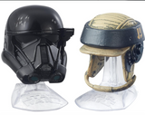 Star Wars Black Series Titanium Series Imperial Death Trooper and Rebel Commando Helmets