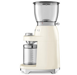 Smeg CGF01CRUK Coffee Grinder, Cream