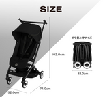Cybex LIBELLE Magic Black JP Lightweight Compact Baby Stroller "Easy Action to Ultra Compact"
