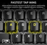 CORSAIR K70 CORE RGB Mechanical Gaming Keyboard - Pre-lubricated Corsair MLX Red Linear Keyswitches - Sound Dampening - Media Control Dial - iCUE Compatible - QWERTY NA Layout - Black