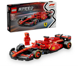 LEGO Speed Champions Ferrari SF-24 F1 Race Car Toy with a Collectible Formula 1 Driver Minifigure - Model Kits for 10+ Year Old Boys & Girls or Adult Motorsport Fans