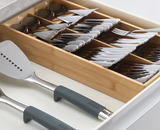 Joseph Joseph 851697 DrawerStore Bamboo Cutlery Organiser, Large