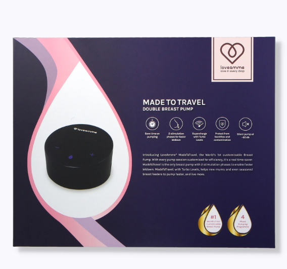 LoveAmme Made To Travel Double Breast Pump (with USB)