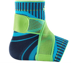 BAUERFEIND, 1 Unisex Ankle Support for Sports, Right Ankle Brace, For Ball Sports, Physical Activities, Stabilization, With Level Strap System, Size: XXL, Rivera